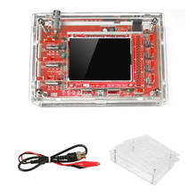 Kit de osciloscopio DSO138 de código abierto con sonda, 2,4 ", TFT, 1Msps, Kit de osciloscopio Digital con funda DSO138 + sonda 13803K 2024 - compra barato