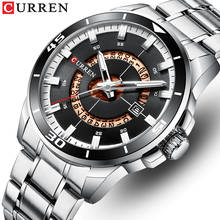 Men Watches CURREN Top Brand Luxury Fashion Quartz Men's Watch Steel Waterproof Sports Male Wrist Watch Clock Relogio Masculino 2024 - buy cheap