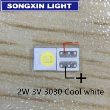 FUNAI-retroiluminación LED LCD para TV, accesorio EVERLIGHT Flip-Chip, 2W, 3V, 3030, blanco frío, 200 piezas 2024 - compra barato
