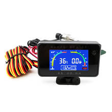 Medidor de pressão 3 em 1 para carro, npt + voltímetro + medidor de temperatura da água com sensores m10 2024 - compre barato