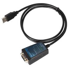 Кабель-переходник IOCREST USB 2,0/RS-232 DB9 9pin, FTDI, длина 1 м, поддержка WIN10 2024 - купить недорого