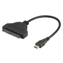 AMKLE USB Type C SATA Кабель USB 3,0 Sata адаптер до 6 Гбит/с Поддержка 2,5 дюйма внешний SSD HDD жесткий диск Sata III 2024 - купить недорого