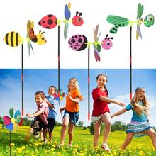 3D Sequins Animal Bee Windmill Wind Spinner Home Garden Yard Decoration Kids Toy  2024 - buy cheap