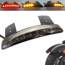 Luz led para para-lamas traseiras de motocicleta, lâmpada para seta e de freio, para harley sportster xl 883, 1200, lente de fumaça 2024 - compre barato