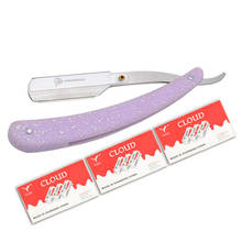 Univinlions ABS plastic soft handle foldable sharp blade razor stick for men women barber shaving knife beard face underarm body 2024 - buy cheap
