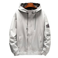KKSKY-Chaqueta de béisbol con capucha para hombre, abrigo ajustado de estilo japonés, ropa de invierno, M-4XL, 2020 2024 - compra barato