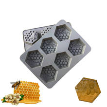 6 Grids Silicone Soap Mold Durable Soap Candle Fondant Mould Honey Bee Pattern Soap Making Tool 2024 - buy cheap