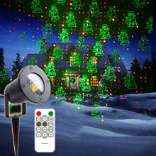 Thrisdar 8 Pattern Christmas Projector Light Green Red Laser Light With Remote Laser Shower Patio Wall Xmas Landscape Spotlight 2024 - buy cheap