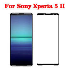 3d cola completa vidro temperado para sony xperia 5 ii 9h tela cheia capa filme protetor à prova de explosão para xperia 5 iii 2024 - compre barato