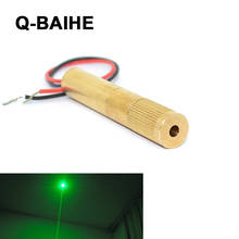 Лазерный модуль с зеленой точкой 532 нм 10 мВт, лазерный диод, промышленный лазер с регулируемым фокусом 2024 - купить недорого
