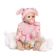 Bonecas reborn bebês 50cm, silicone realista, bonecas reborn, recém-nascidos, alive girl #2 2024 - compre barato