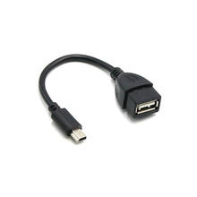 Mini USB macho a USB hembra coche adaptador de cable otg para videocámara para coche Audio Tablet para MP3 MP4 2024 - compra barato