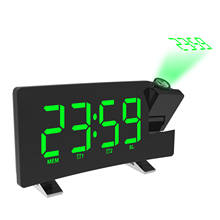 Светодиодные цифровые часы-будильник 6 дюймов радио прогноз погоды Часы термо-гигрометр Будильник Usb электронные цифровые настольные часы 2024 - купить недорого