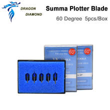 Высокое качество 5 шт SUMA D плоттер режущий клинок 60 градусов винил плоттер резак лезвие для Summa режущий плоттер 2024 - купить недорого