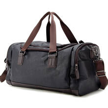 New Casual PU Leather Travel Duffel Bag Large Capacity Travel Bags Men Messenger Handbags 2020 New 2024 - buy cheap