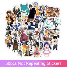 50PCS Anime Sticker Fairy Tail Wendy Natsu Dragneel Graffiti Skateboard Illustration Repeatable Luggage Laptop Stickers toys 2024 - buy cheap