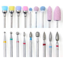 1pcs Mill Ceramic Diamond Nail Drill Bit Brushes Ball Stone Cuticle Cutter Manicure Machine Carbide Burr Pedicure Tools BEGS/M/S 2024 - buy cheap