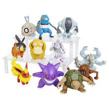 Figuras de Pokémon de 6-8cm, colección de muñecos de Pikachu, serie de dibujos animados de Pokemon, modelo de Anime, adornos, juguetes, regalo de cumpleaños para niños 2024 - compra barato