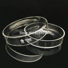 2pcs 100mm Borosilicate glass Petri Culture Dish For Chemistry Laboratory Bacterial Yeast glass vessel 2024 - buy cheap