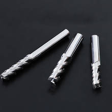 2PCS HRC55 3F Tungsten steel milling cutter for aluminum alloy CNC 2024 - buy cheap