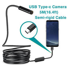 5 Meter(16.4ft)Rigid Cable USB C Endoscope Type C Borescope Inspection Camera 2024 - buy cheap