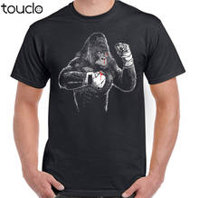 Boxing Gorilla Men Funny T-Shirt Mma Muay Thai Kick Boxing Training Top Men 2019 New Short Sleeve Hipster Male Tees Shirt 2024 - buy cheap