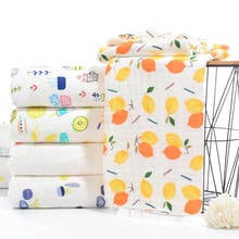 Class A 110*110cm Cotton High Density 6 Layers Muslin Gauze Pleated Baby Bed Products Baby Blanket Baby Swaddle Free Shipping 2024 - buy cheap