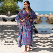 Vestido playero bordado para mujer, Pareo, Sarong, ropa de playa, Q1189 2024 - compra barato