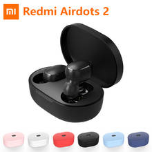 Xiaomi Redmi Airdots 2 TWS Беспроводные Bluetooth 5,0 наушники-вкладыши стерео-бас с микрофоном свободные наушники AI Control 2024 - купить недорого