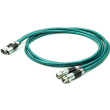Пара аудио кабелей ортофон 8NX OFC из чистой меди с разъемом XLR из углеродного волокна 2024 - купить недорого