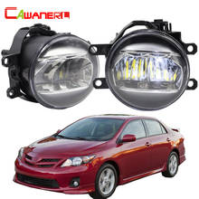 Cawanerl Car Fog Light 4000LM 3030 LED Beads H11 White DRL 12V For Toyota Corolla 2007 2008 2009 2010 2011 2012 2013 2014 2015 2024 - buy cheap