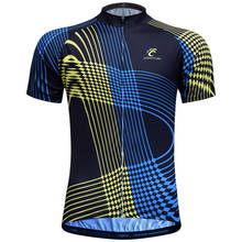 Camisa masculina de ciclismo, tops de camisa de manga curta para bicicleta, roupas respiráveis de ciclismo 2024 - compre barato