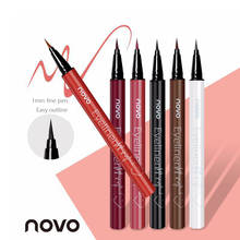 Novo lápis delineador líquido de 6 cores, maquiagem para os olhos, longa duração, à prova d'água, preto, maquiagem feminina, tslm1 2024 - compre barato