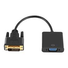 Full HD 1080P DVI-D to VGA Active Adapter Converter Cable 24+1 Pin Male to 15pin Female Monitor Cable for PC Display Card  2024 - buy cheap