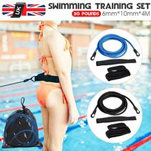 Cinto elástico para treinamento de natação, 3/4m, ajustável, faixa de segurança para exercitador de natação, corda elástica para nadar, suprimentos de piscina 2024 - compre barato