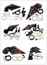 Kit de filtro de admissão para limpeza de ar de pico de motocicleta, para suzuki harley touring softail dyna sportster cv carburador 2024 - compre barato