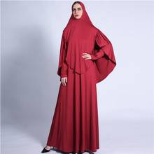 eid muslim women hijab dress prayer garment jilbab abaya full cover ramadan long Khimar gown abayas islamic clothes niqab 2024 - buy cheap