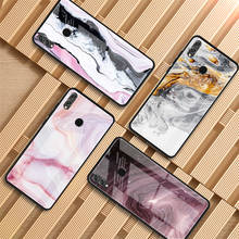 marble Grain Tempered Glass Phone Case For For Huawei P20 P30 lite P20 P30 PRO Honor 10 MATE20 lite MATE20PRO 2024 - buy cheap