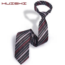 HUISHI-Corbata de 8 cm para hombre, corbatas de cuello tejidas de Jacquard para boda, fiesta, negocios, accesorios de uso diario, regalo 2024 - compra barato