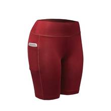 Cycling Jersey Quick-drying Stretch Pocket Short Pants Leggings Sport Women Fitness Yoga Climbing Shorts Sportswear Woman 2024 - buy cheap