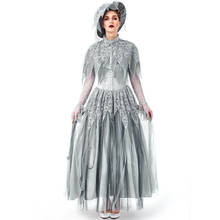 Deluxe Halloween Ghost Bride Costume Graveyard Scary Skeleton Day of The Dead Spooky Fantasia Fancy Dress 2024 - buy cheap