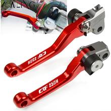 For HONDA CRF250M CRF 250M 2012 2013 2014 2015 2016 2017 Dirt Bike Motocross Motorbike CNC Aluminum Folding Brake Clutch Lever 2024 - buy cheap