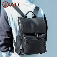 JOYIR мужской рюкзак из натуральной кожи 15,6-дюймовый рюкзак для ноутбука для подростков, повседневный мужской кожаный рюкзак Mochila 2024 - купить недорого