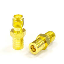 1PC  NEW  SMA To SMB Female Jack  RF Coax Adapter Convertor  Straight  Goldplated  Wholesale 2024 - buy cheap