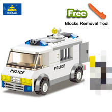 KAZI 6730 Полицейские серии полицейские блоки фургон 135 шт совместимые все бренды строительные блоки Playmobil модель кирпича 2024 - купить недорого