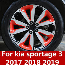 Wheel decorative stickers modified wheel patch patch tire ring decorative strip modificationFor kia sportage 3 2017 2018 2019 2024 - buy cheap