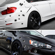 2018 new Car-Styling 3D Bullet Hole Sticker for audi a4 honda crf 450 2016 subaru b4 toyota corolla 2017 bmw e90 seat ibiza fr 2024 - buy cheap