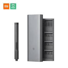 Xiaomi-Kit de destornilladores de precisión eléctricos Mijia, caja de aluminio magnético de carga, 2 engranajes, Torque 400, tornillo 1 tipo C, nuevo 2024 - compra barato