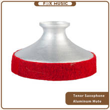 Saxofón de aluminio ligero y práctico, silenciador para saxofón Tenor, amortiguador de Metal, Color Rojo 2024 - compra barato