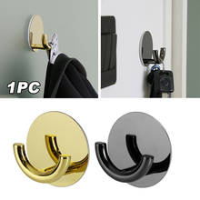 1Pc Nordic Wall-mounted Robe Hook Bathroom Living Room Porch Towel Coat Sticky Hanger Home Self-adhesive Rack 2024 - buy cheap
